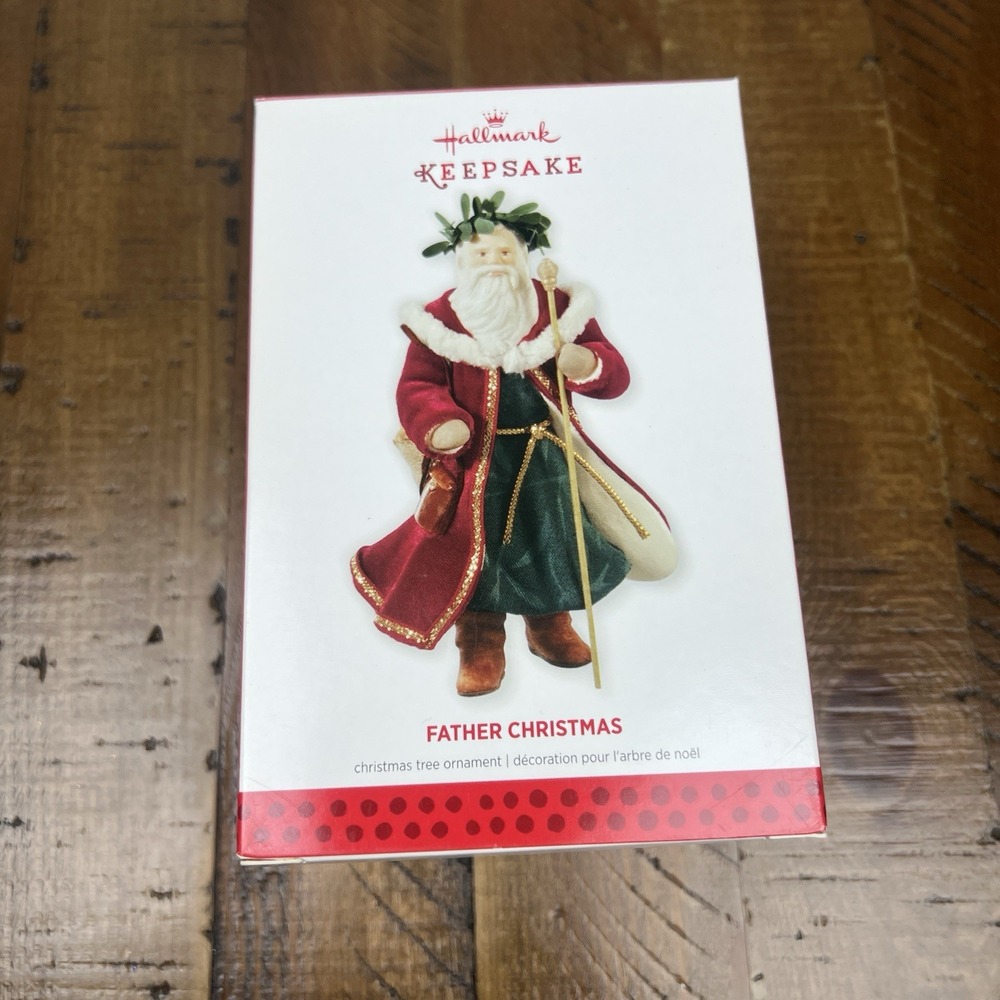 Hallmark Keepsake Ornament Father Christmas 2013 #10 In Santa Series NIB